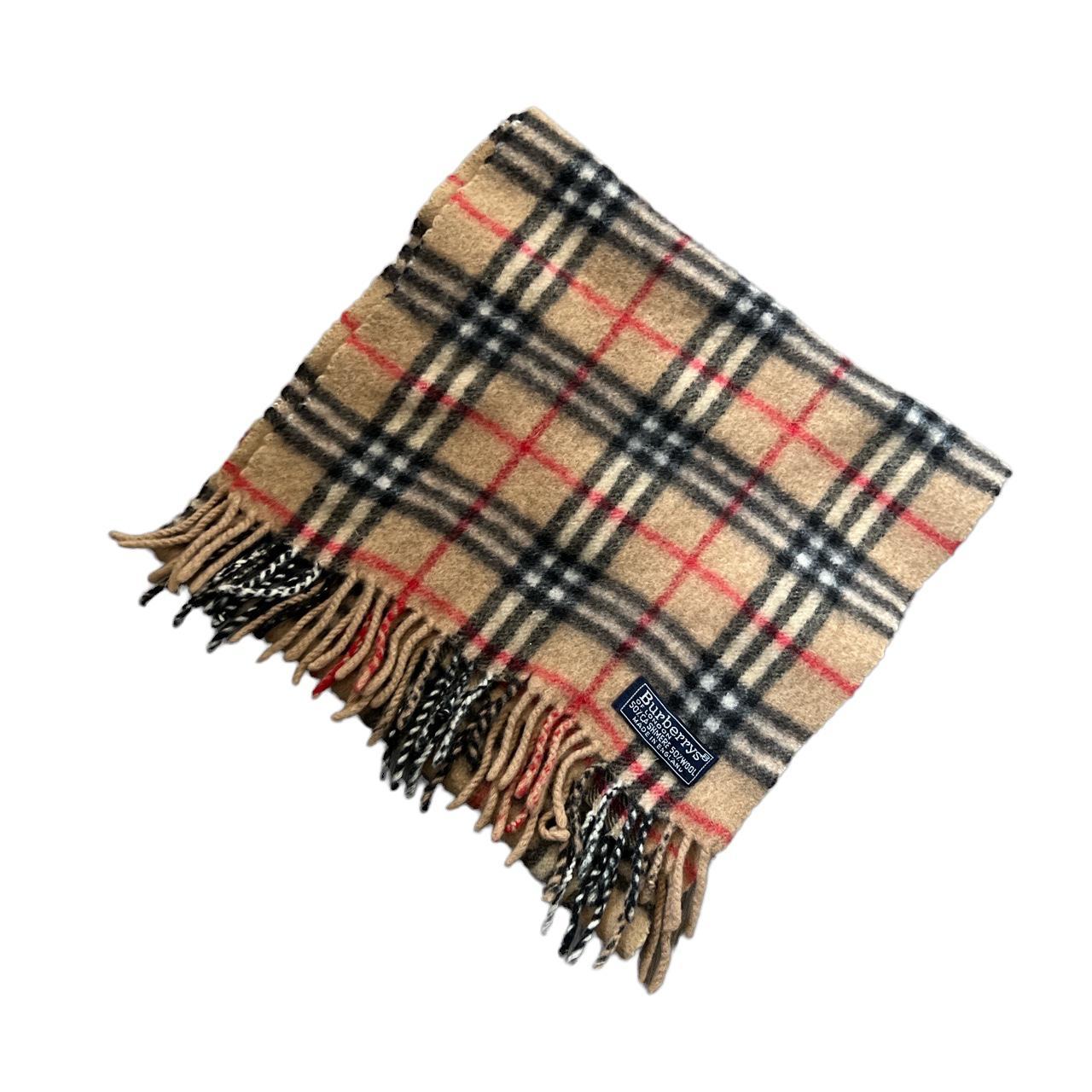 Burberry Men's Tan and Black Scarfwraps Depop