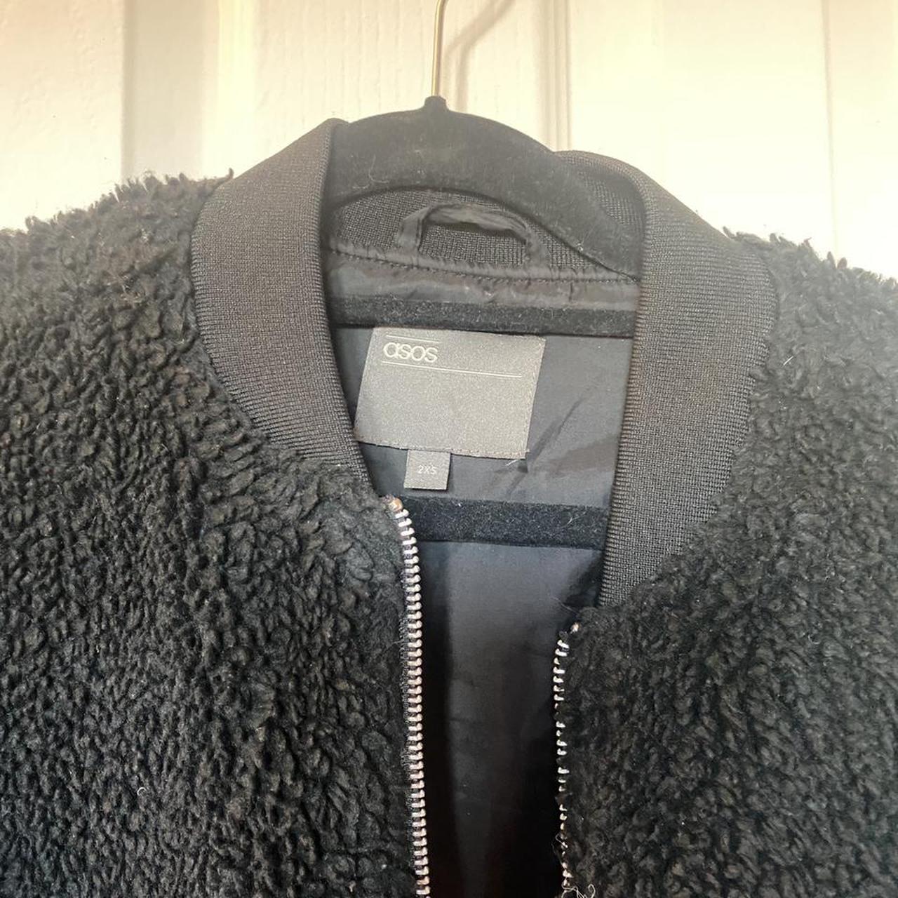 ASOS men’s teddy bomber jacket Size 2xs - fits a... - Depop