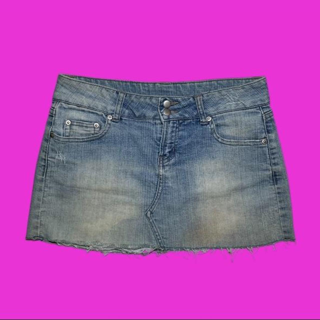 Cute Denim Mini Skirt Brand is Delia’s. Very... - Depop