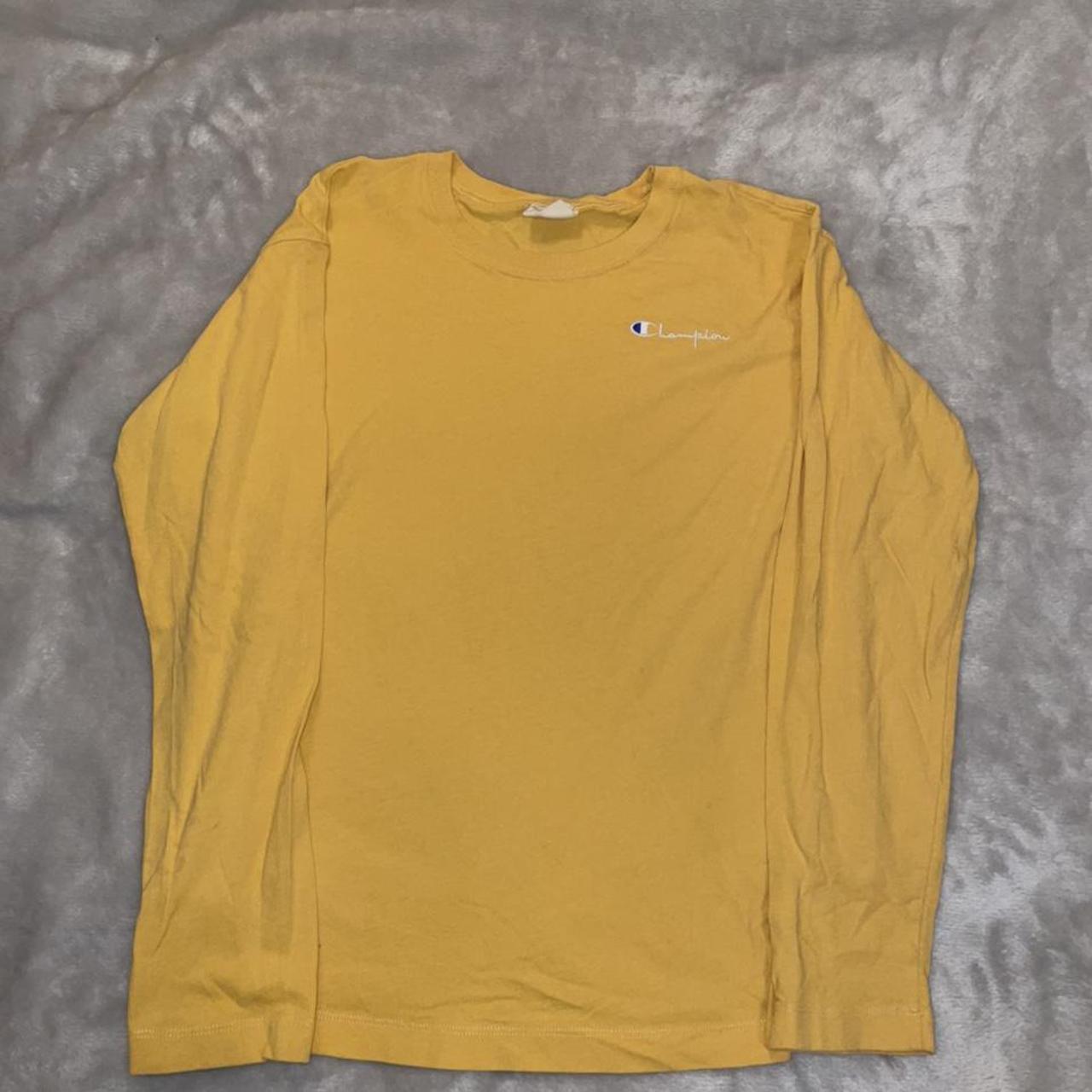 Champion long cheap sleeve yellow