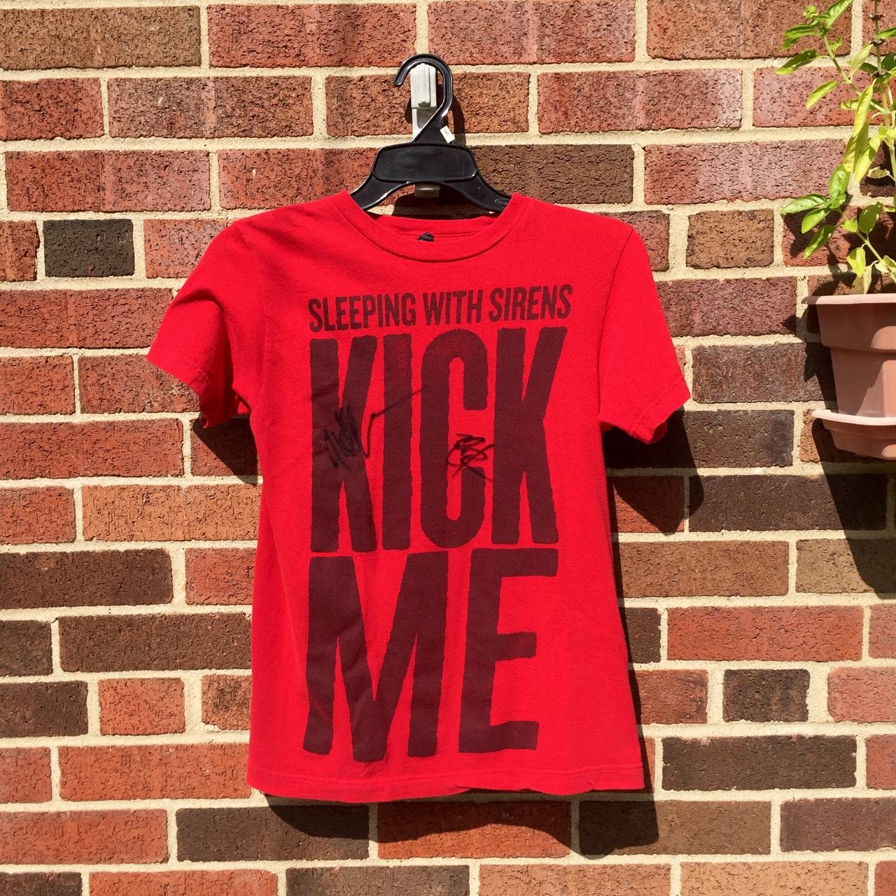 Sleeping With Sirens: Floral - Black T-Shirt