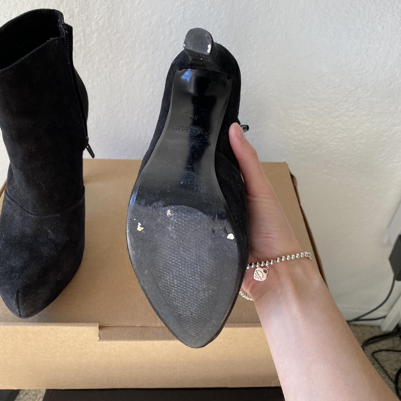 zara high heel ankle boots