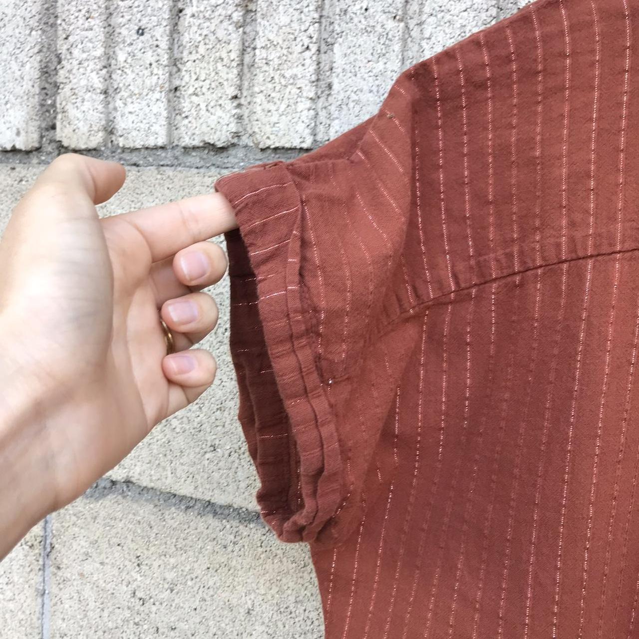 A New Day (Target) burnt orange button down blouse!... Depop