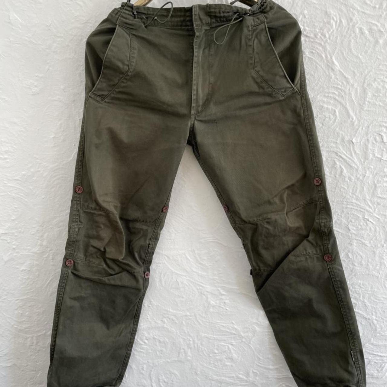 maharishi military green sweatpants. Size Small.... - Depop