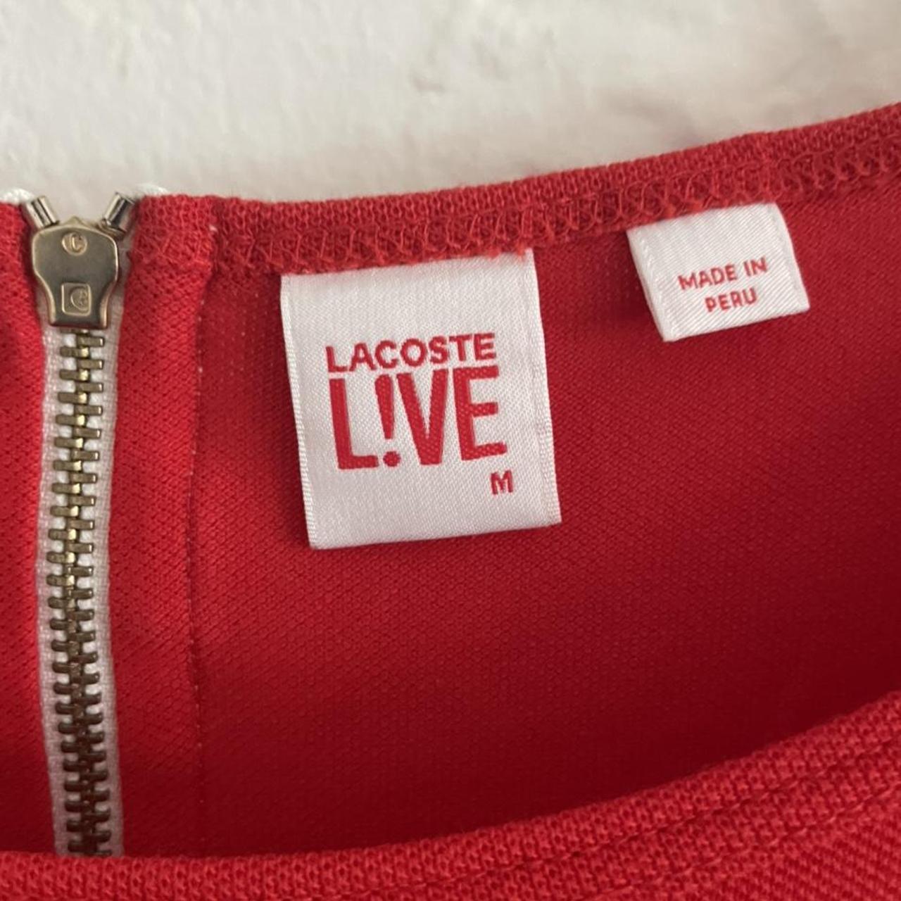 Lacoste Live Women's Red Dress (2)