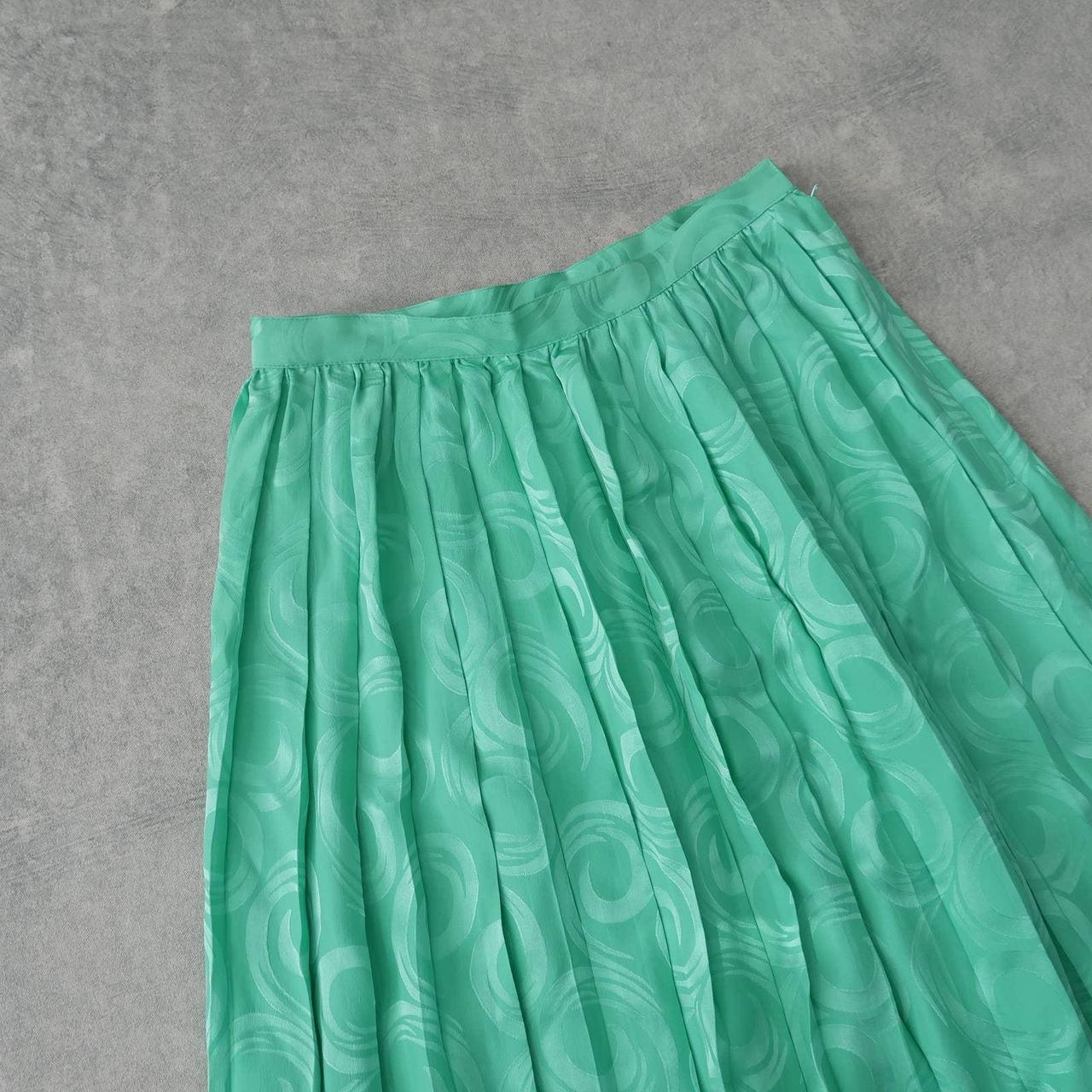 Product Image 3 - pleated silk skirt | vintage