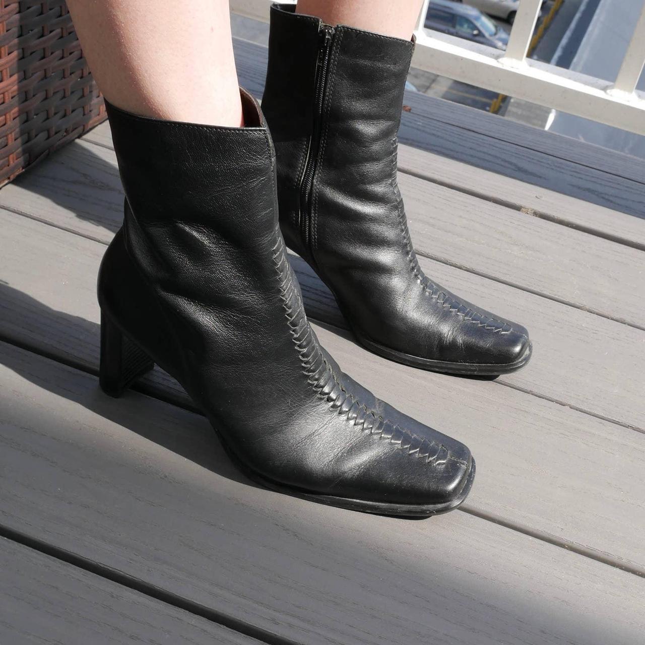 Product Image 1 - Black Leather Ankle Boot |