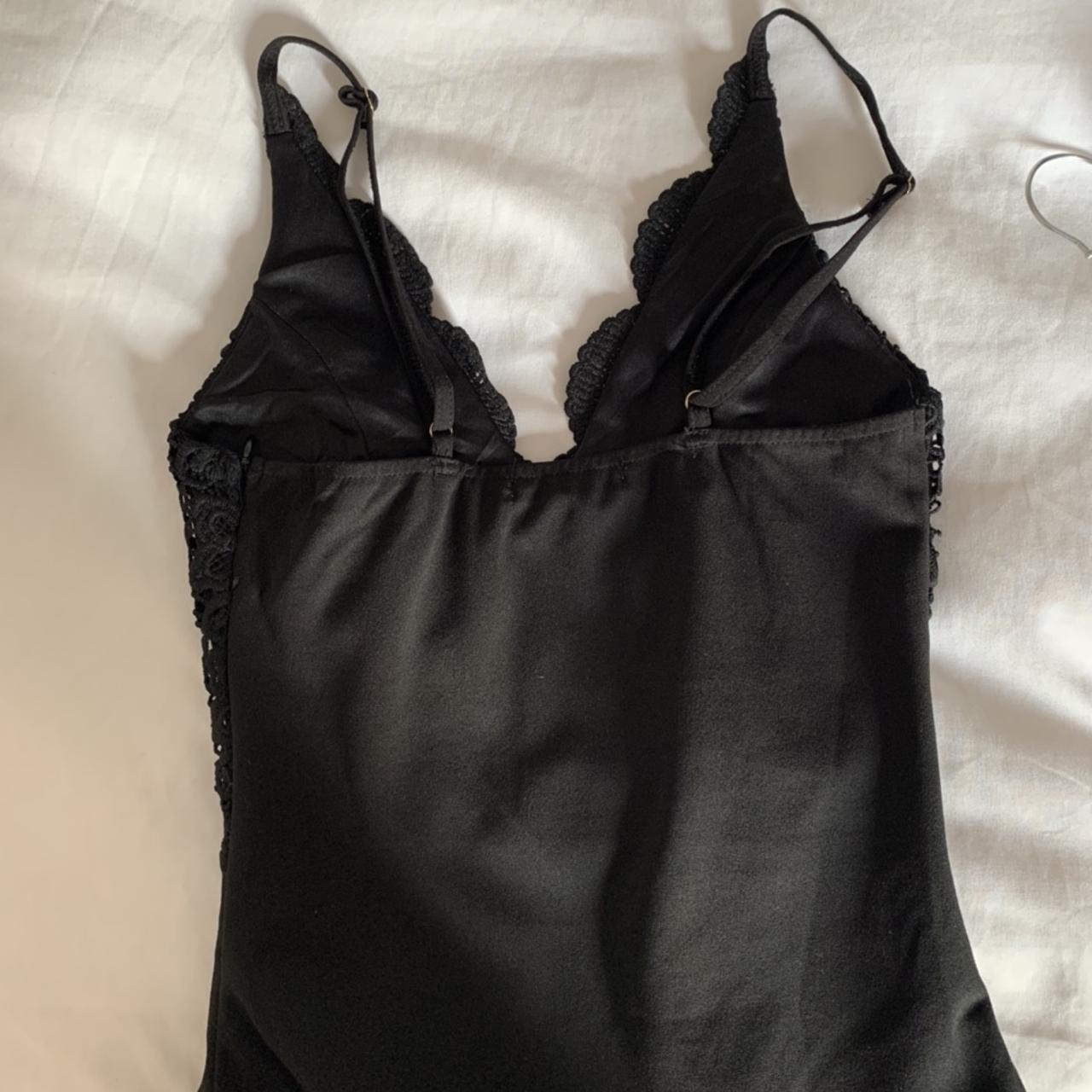 Selling this black bodysuit from Vavavoom. Good... - Depop