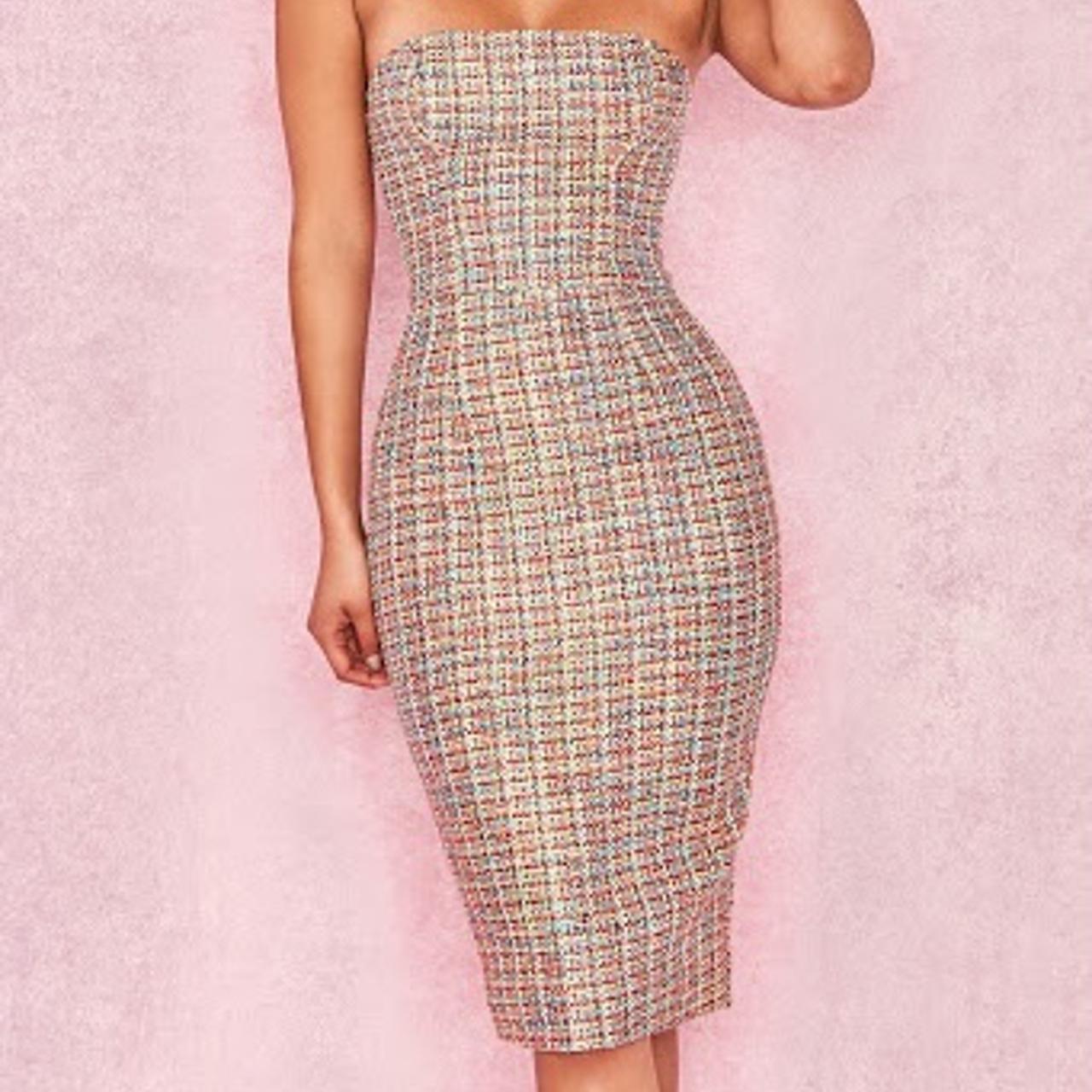 Gabrielle Tweed House of CB dress NEVER WORN,