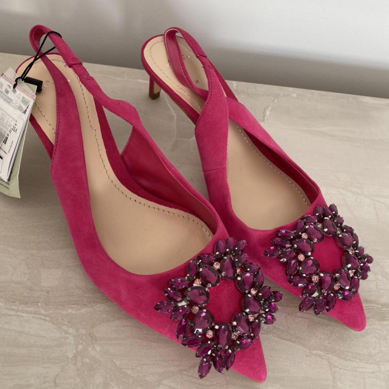 Zara clearance pink pumps