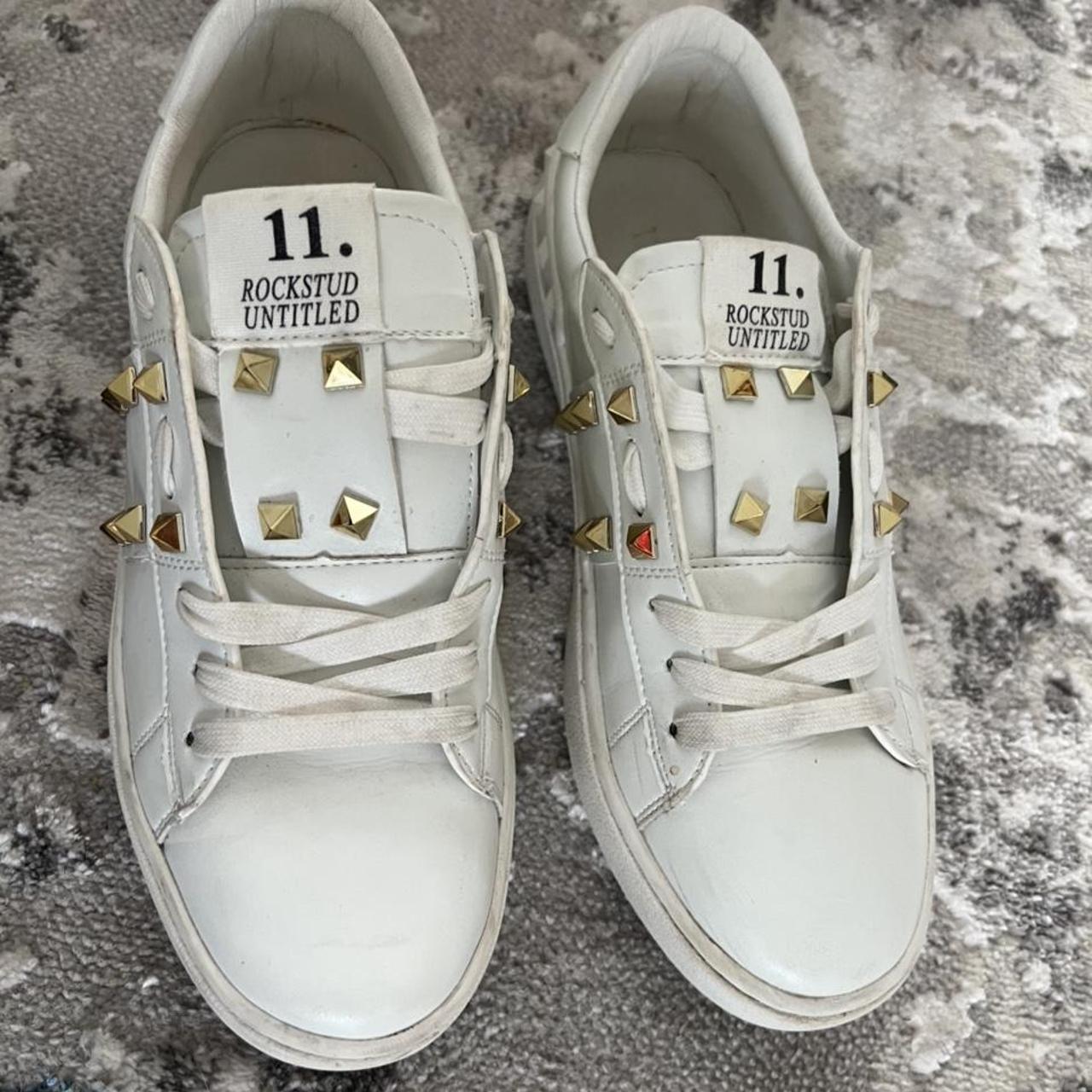 Valentino studded trainers sales womens