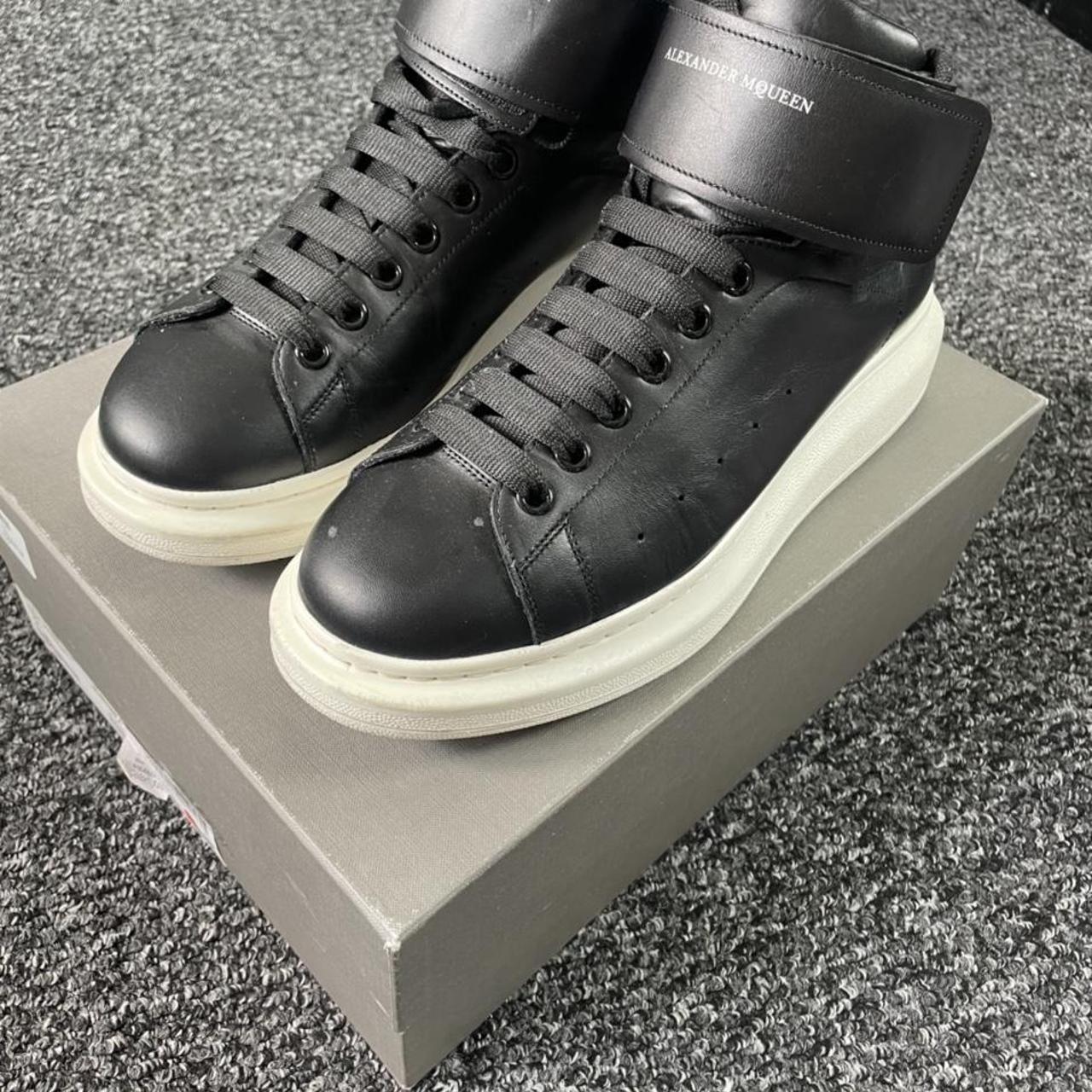 Alexander McQueen high top trainers UK 11.5... - Depop