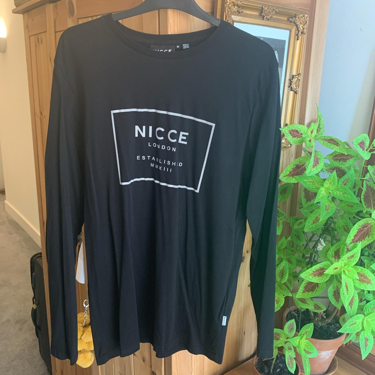 Nicce London black men’s long sleeve t shirt