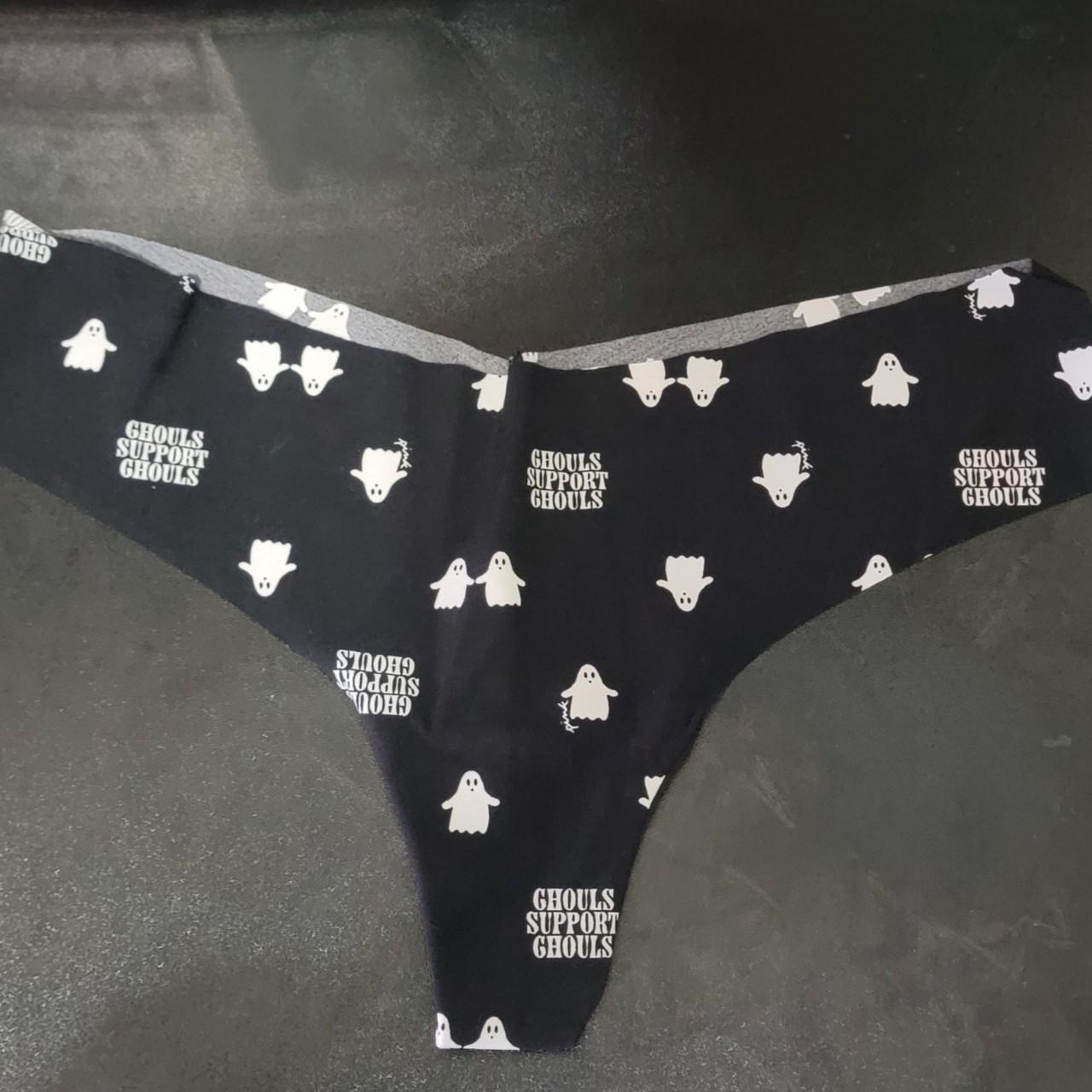 Seamless ghouls support ghouls ghost thong from