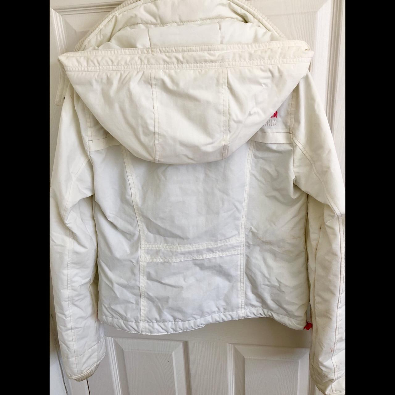 Hollister jacket #hollister #jacket #white #winter - Depop