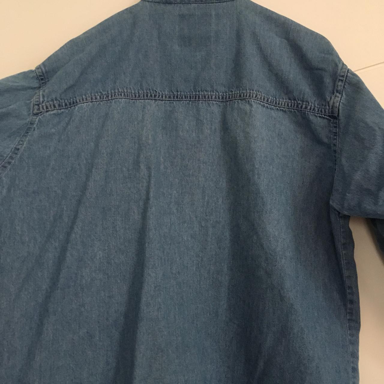 Andrew’s Blues denim shirt. Really nice fit and... - Depop