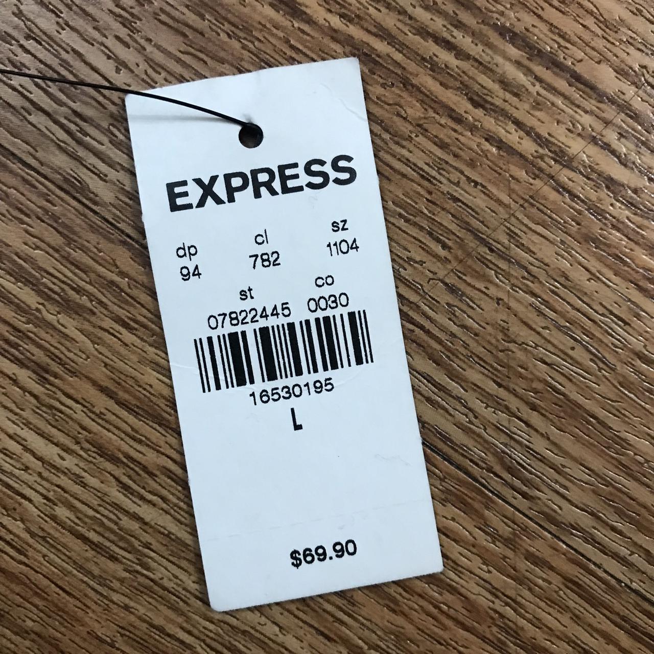 Express faux wrap dress. Brand new with tags, worn... Depop