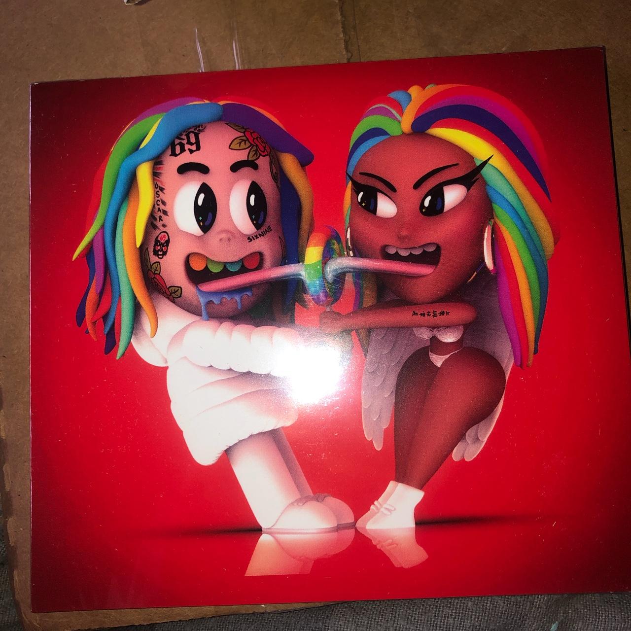 6ix9ine x nicki minaj trollz CD Brand new and sealed - Depop