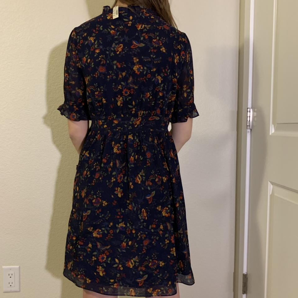 Amaranth wrap dress 2024 in moonless floral