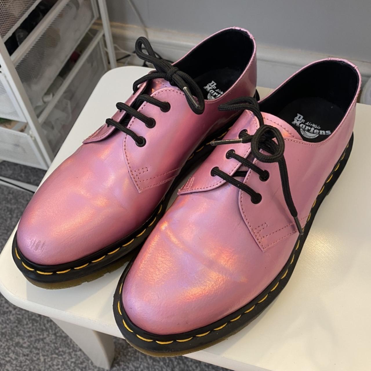 Dr martens iced metallic on sale pink