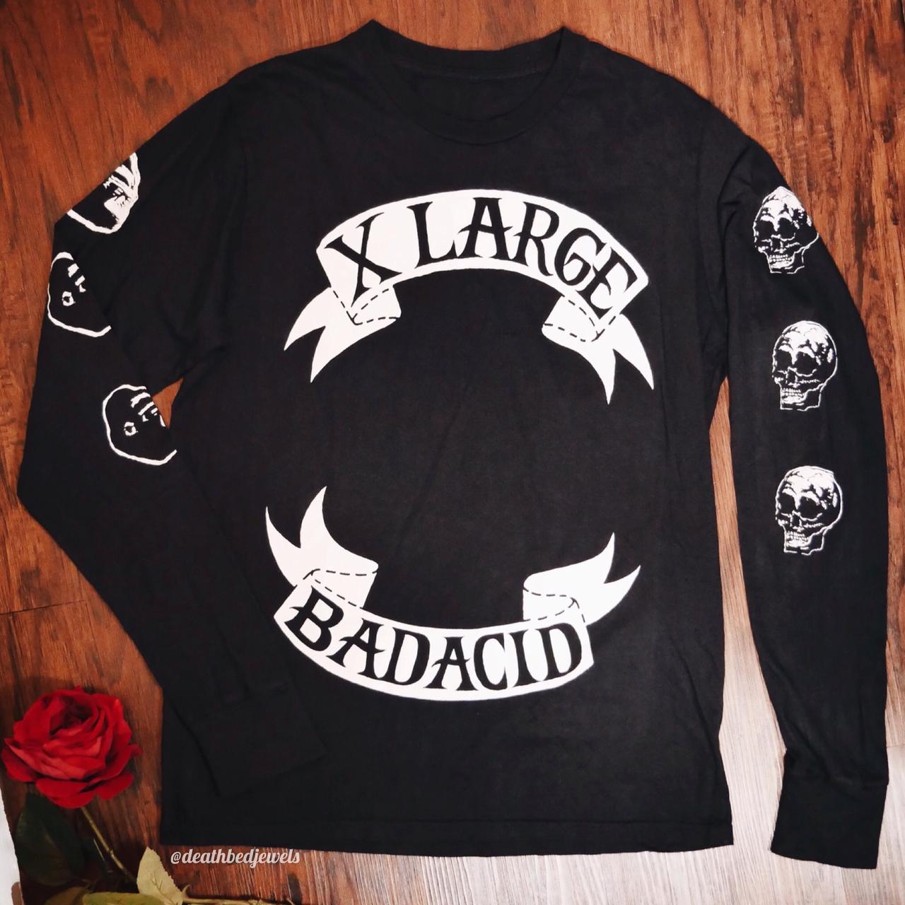 ⚡SALE⚡ UNIF x Bad Acid X-Large Skull Long Sleeve... - Depop