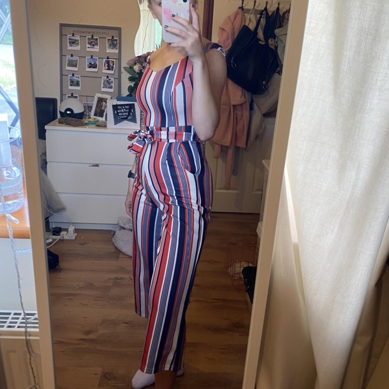 Quiz striped hot sale playsuit