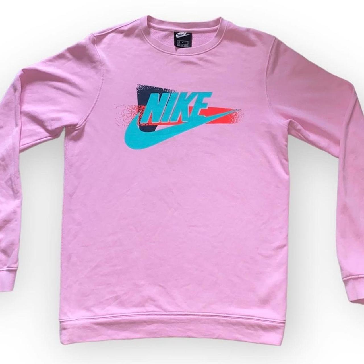 multicolor nike sweatshirt