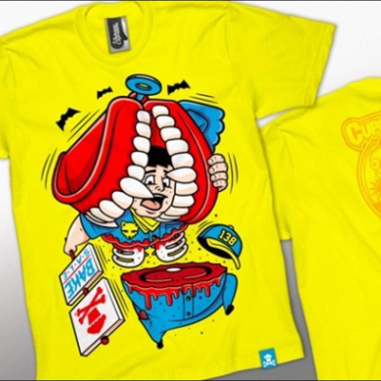 Woman's small Johnny cupcakes Scott snack tshirt... Depop