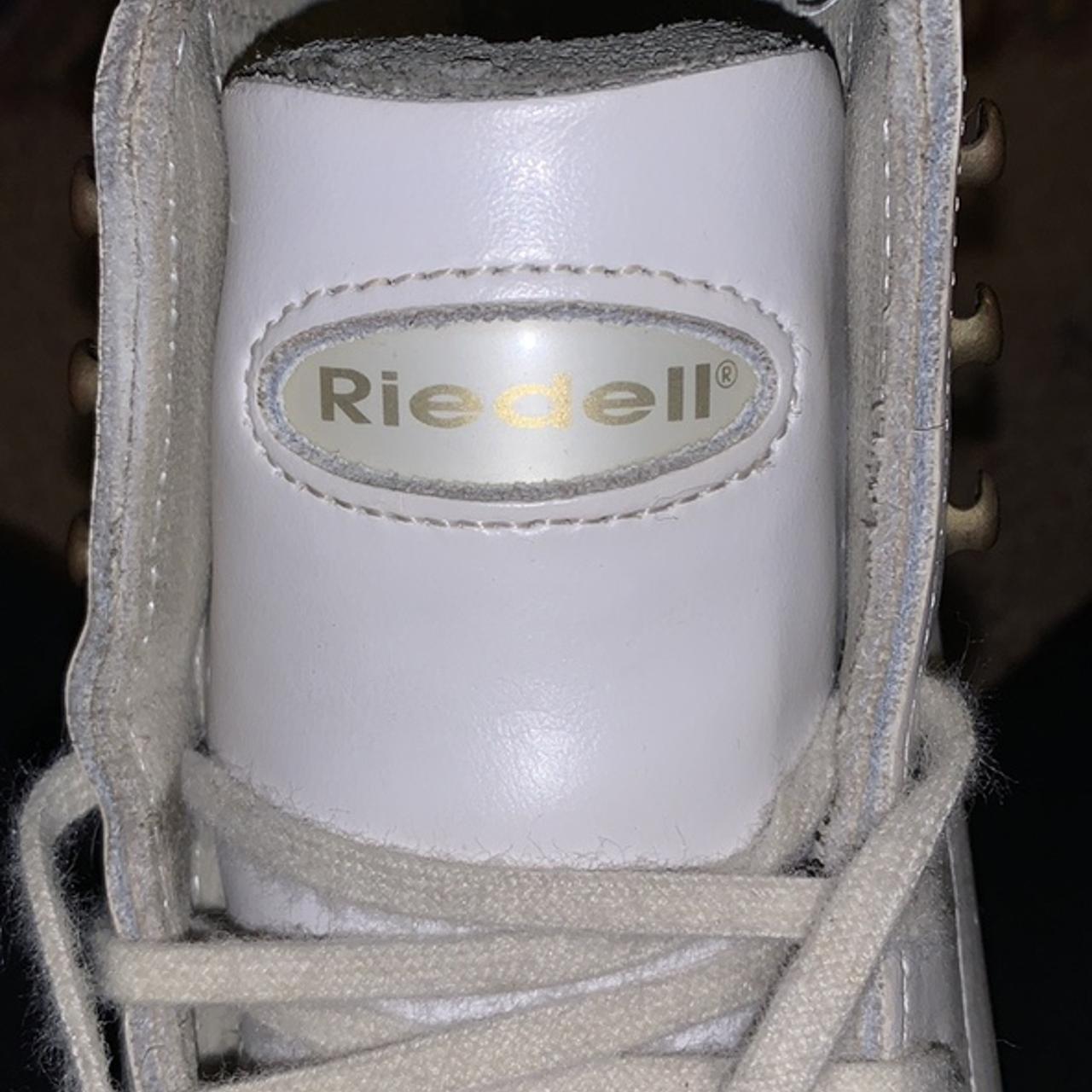 Scuffed Riedell Ice Skates SIZE Children’s... Depop