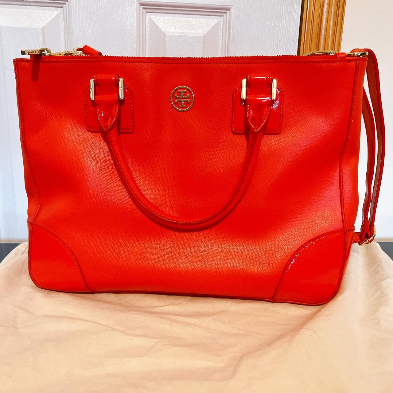 Tory 2024 Burch Pebbled Leather Carter Satchel