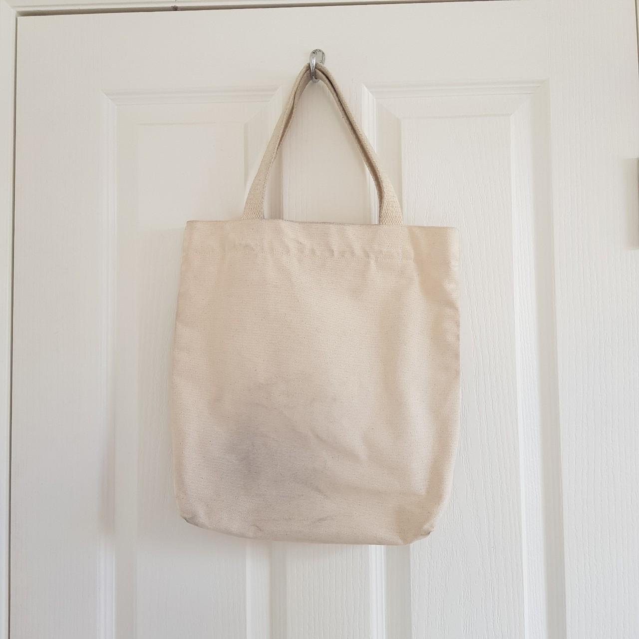Product Image 2 - White/beige Muji Tote Bag. High