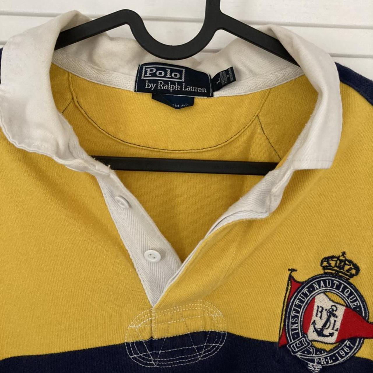 🌋Polo Ralph Lauren R.L.P.C 1945-46 Rugby shirt XL - Depop