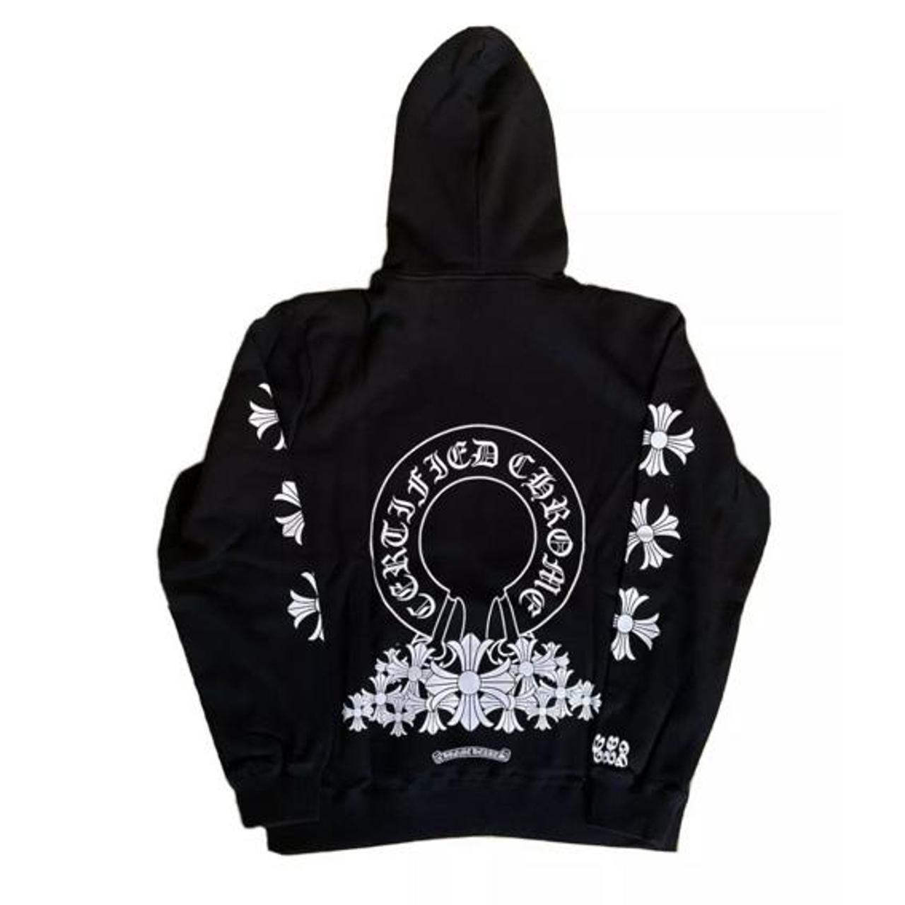 chrome hearts horseshoe zip up
