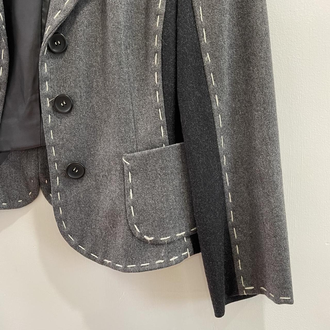 Moschino Cheap & Chic Women's Grey and Black Jacket (4)