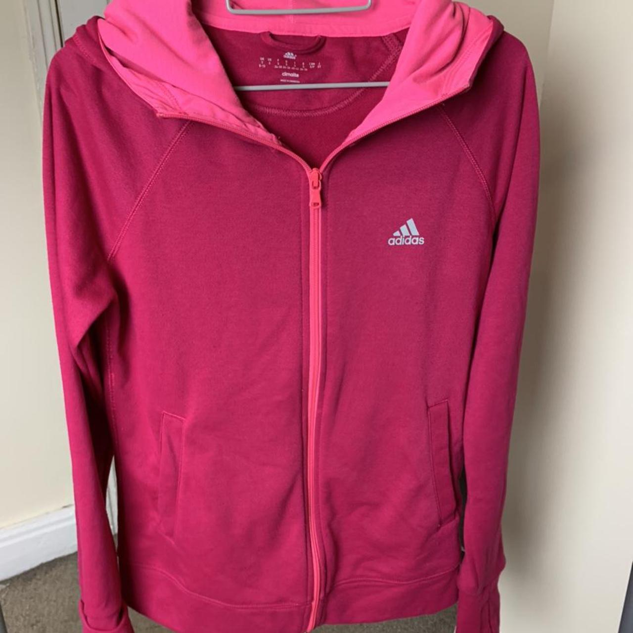 hot pink adidas sweater