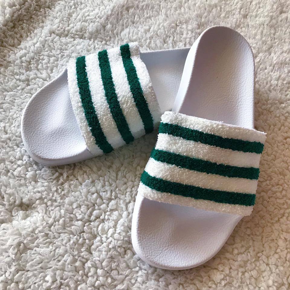 adidas terry cloth slides