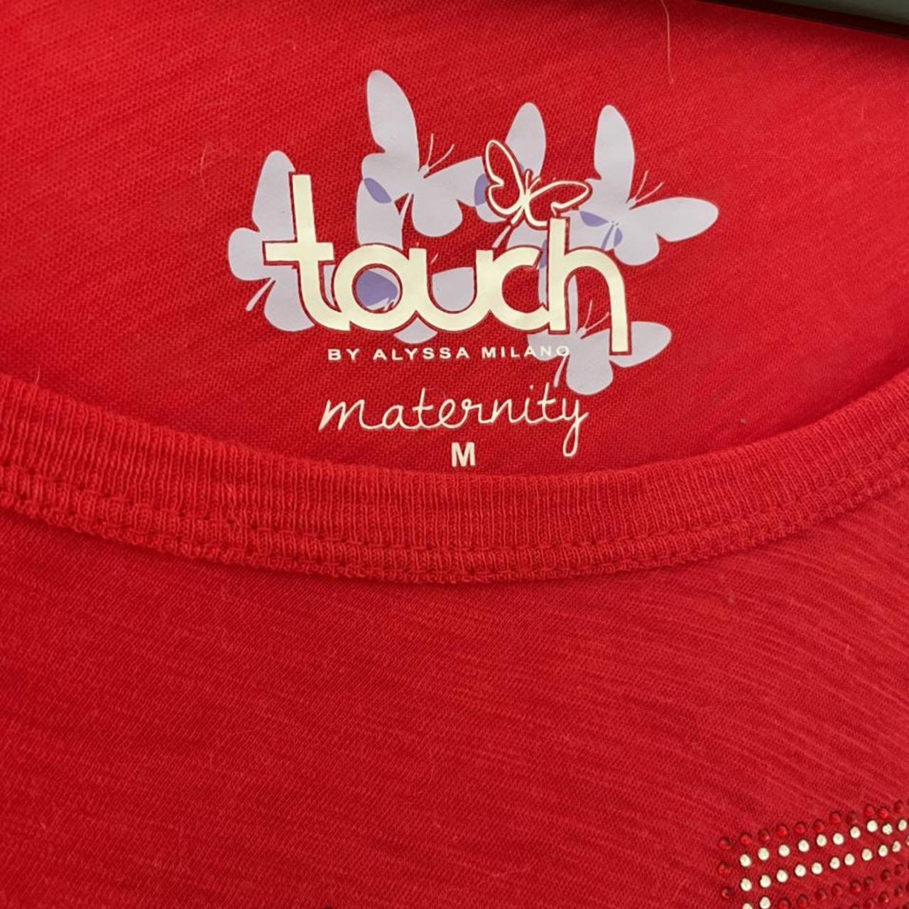 Touch by Alyssa Milano Maternity Red T-Shirts for Women