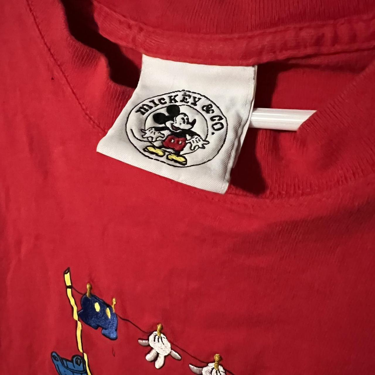 Vintage 90s Mickey & Co “Mickey On Line” Kids Tee... - Depop