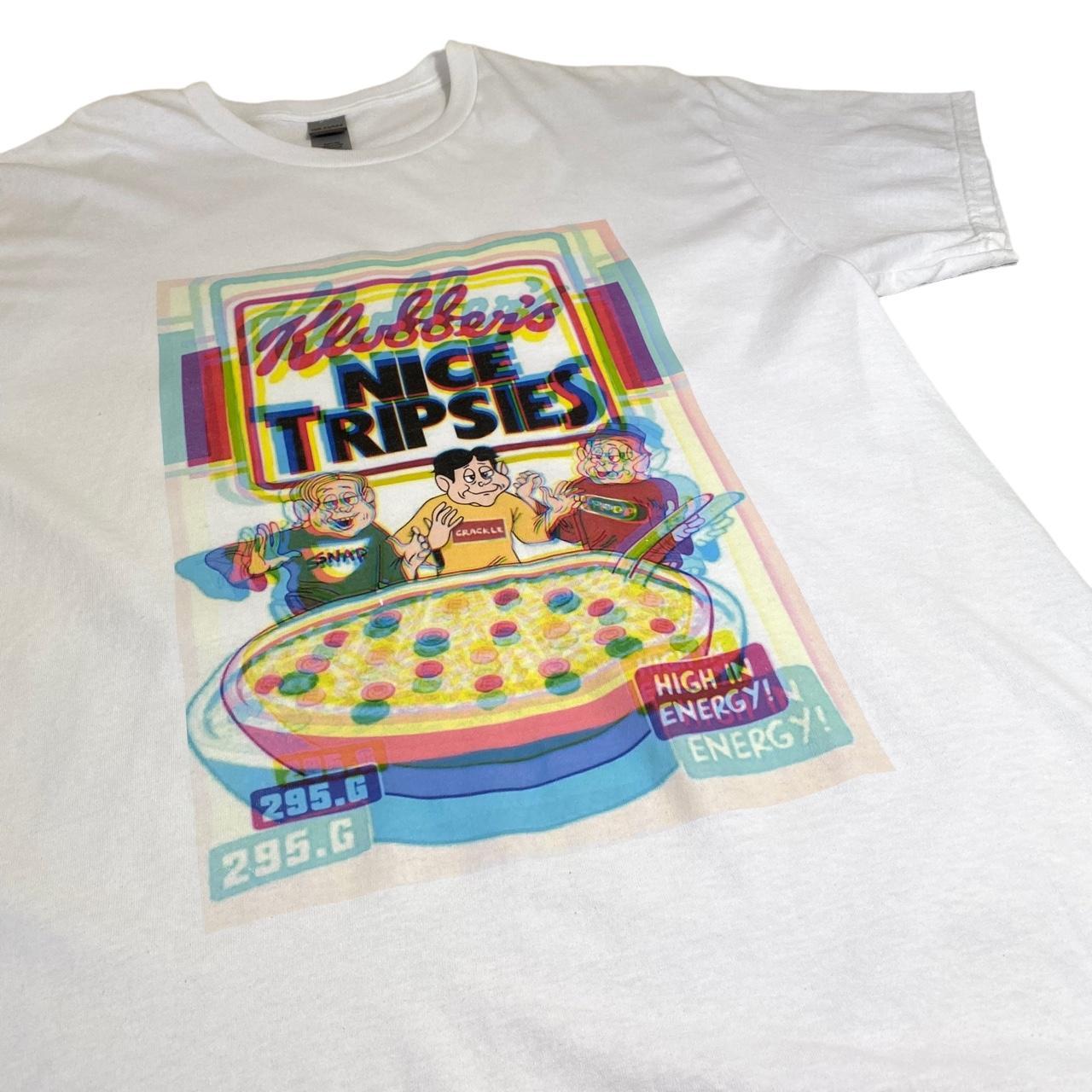 Nice Tripsies Rave T-Shirt Custom graphic festival - Depop