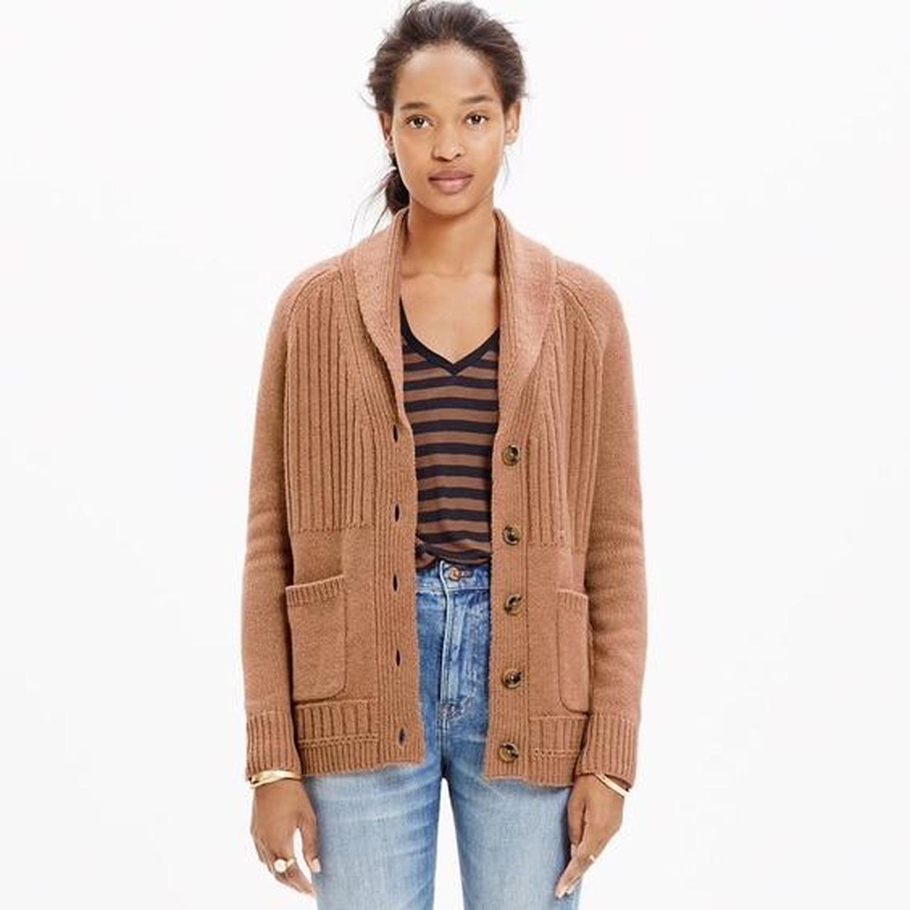 madewell glenridge shawl collar sweater coat