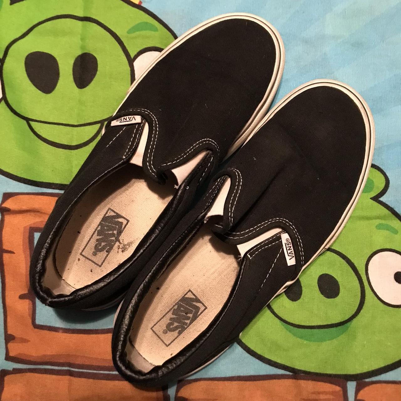 Black slip on outlet vans size 3