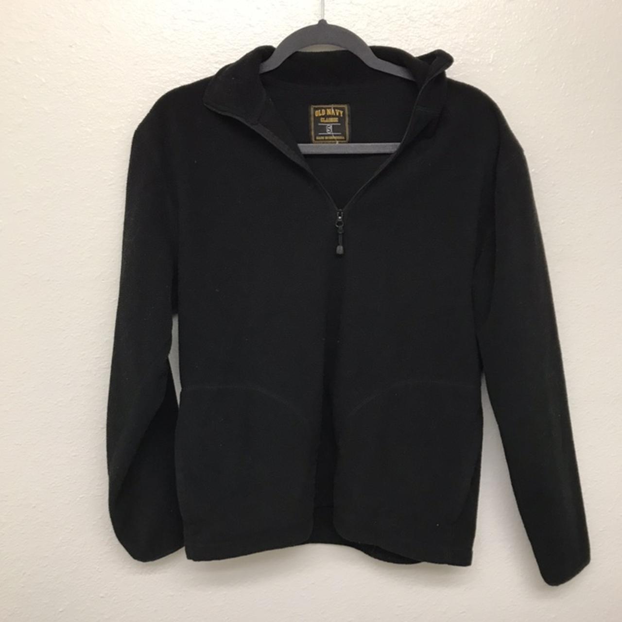 13.5 Old navy classic quarter zip black fleece... - Depop