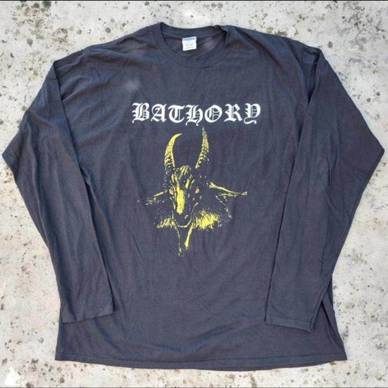 Bathory long sleeve t-shirt Rare 90s Bathory... - Depop