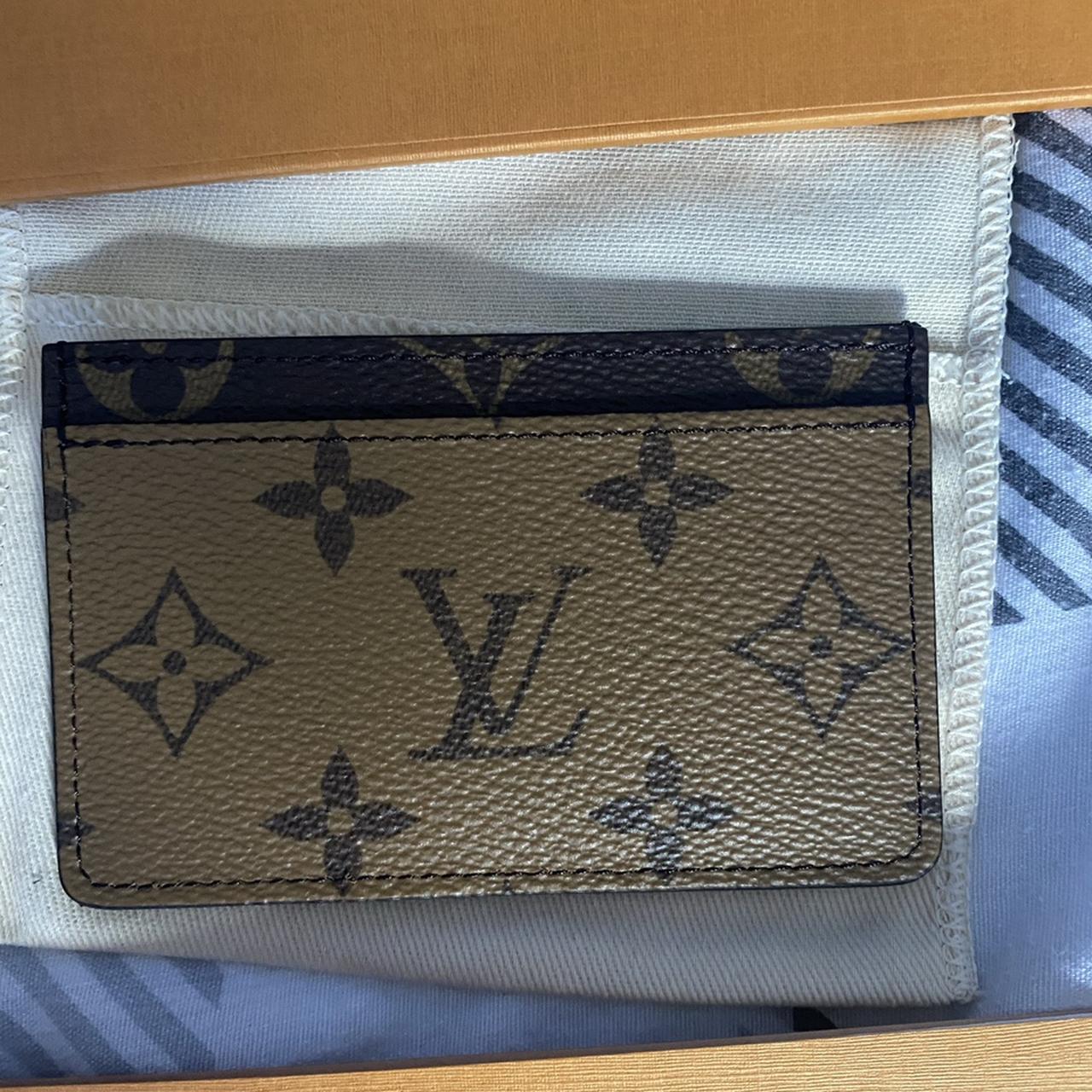 Louis Vuitton card holder - monogram reverse Sold... - Depop