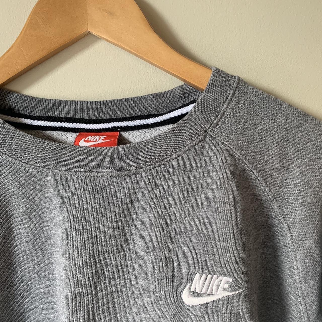 nike womens jumper grey