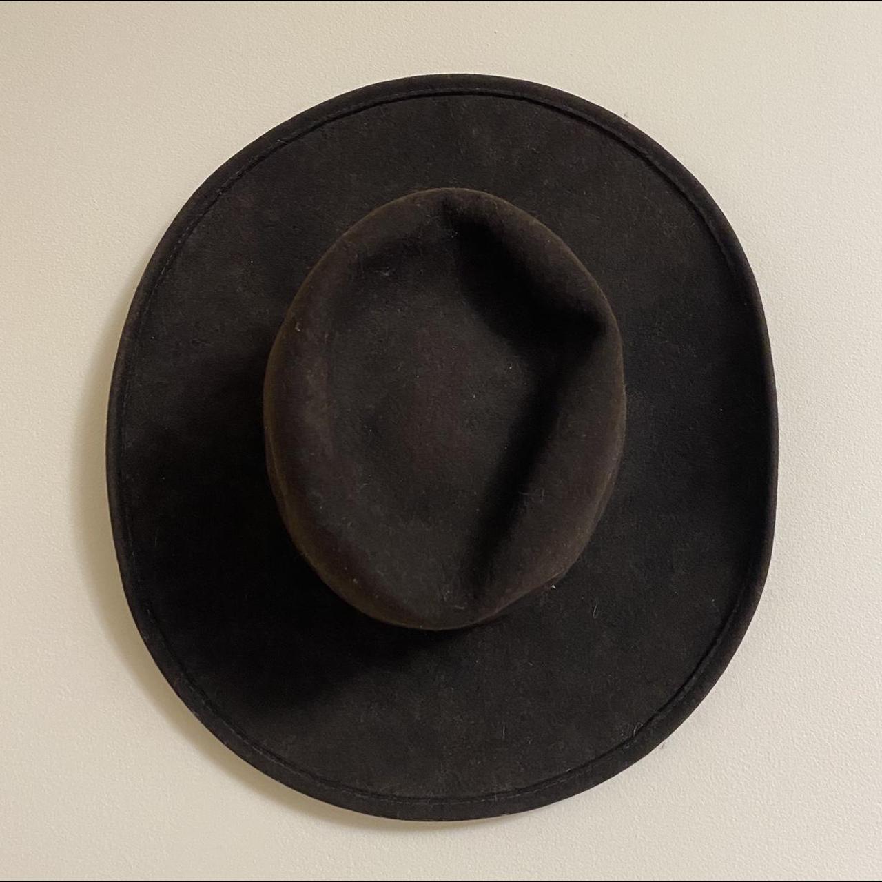 Women's Brown and Black Hat | Depop