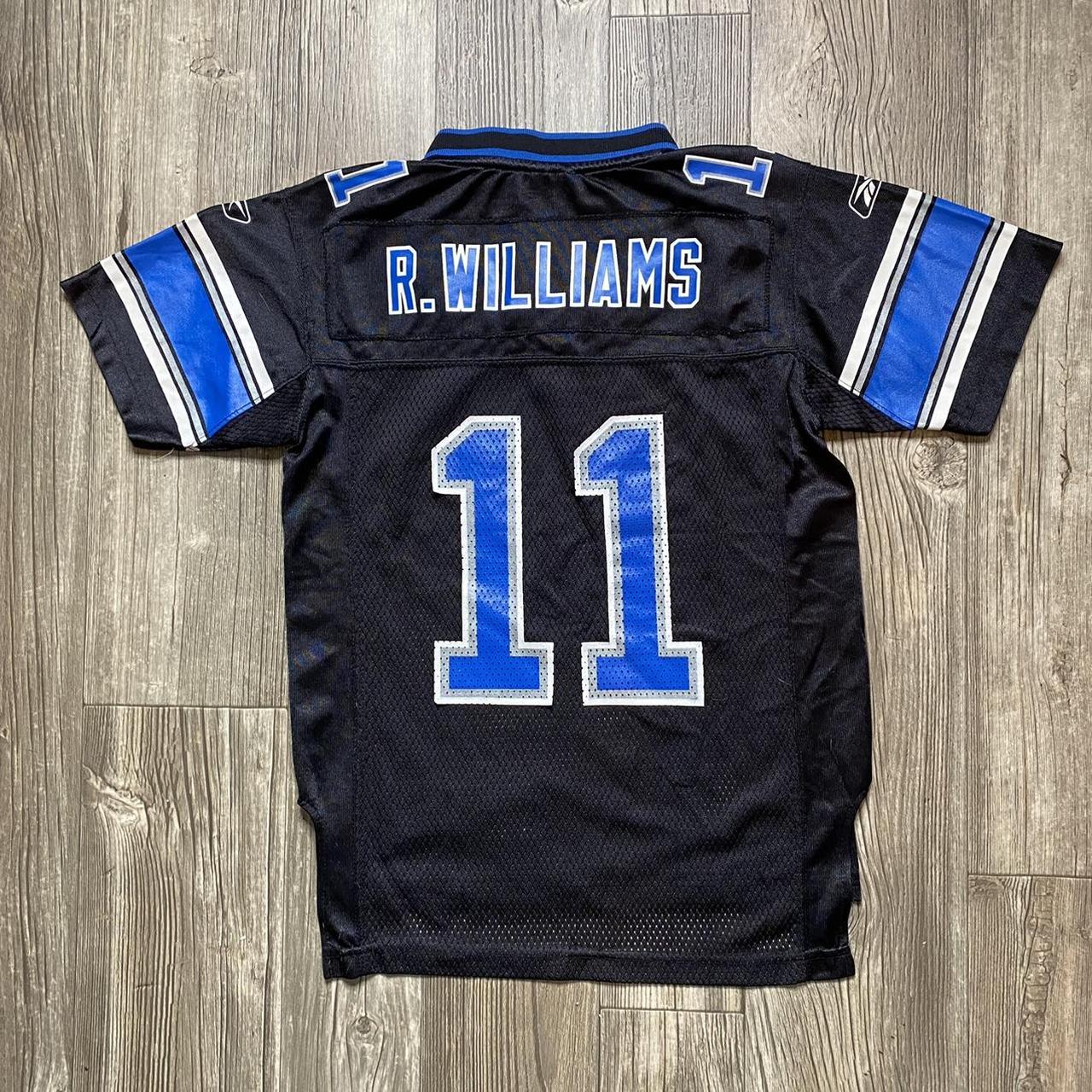 Y2k Roy Williams Detroit Lions NFL Reebok Jersey - Depop