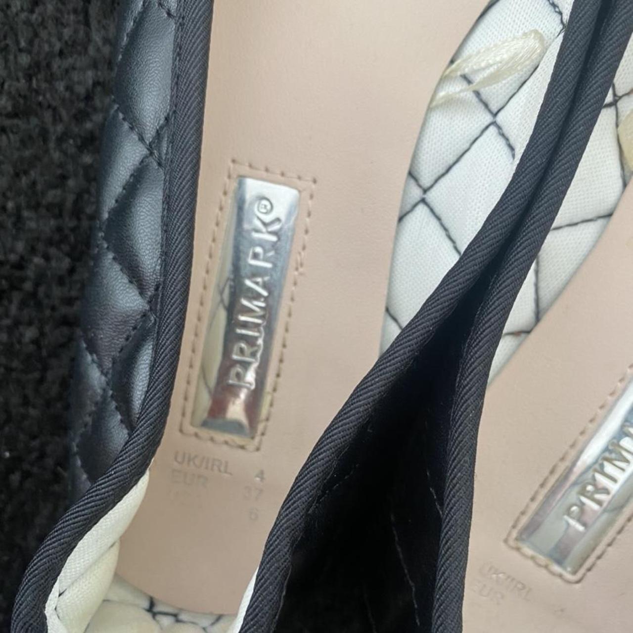 primark black flat shoes