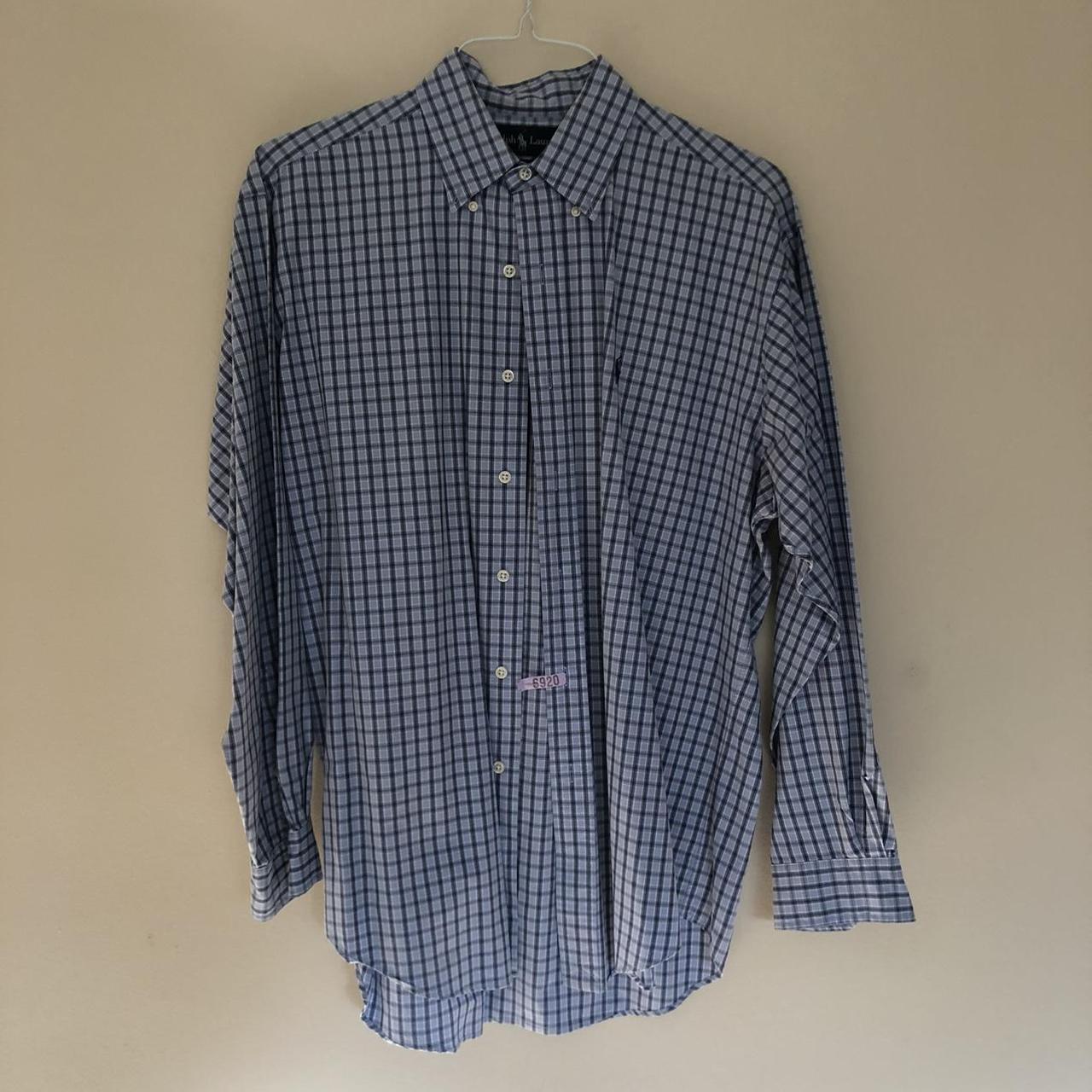 Ralph Lauren cotton men’s button-up collared shirt... - Depop