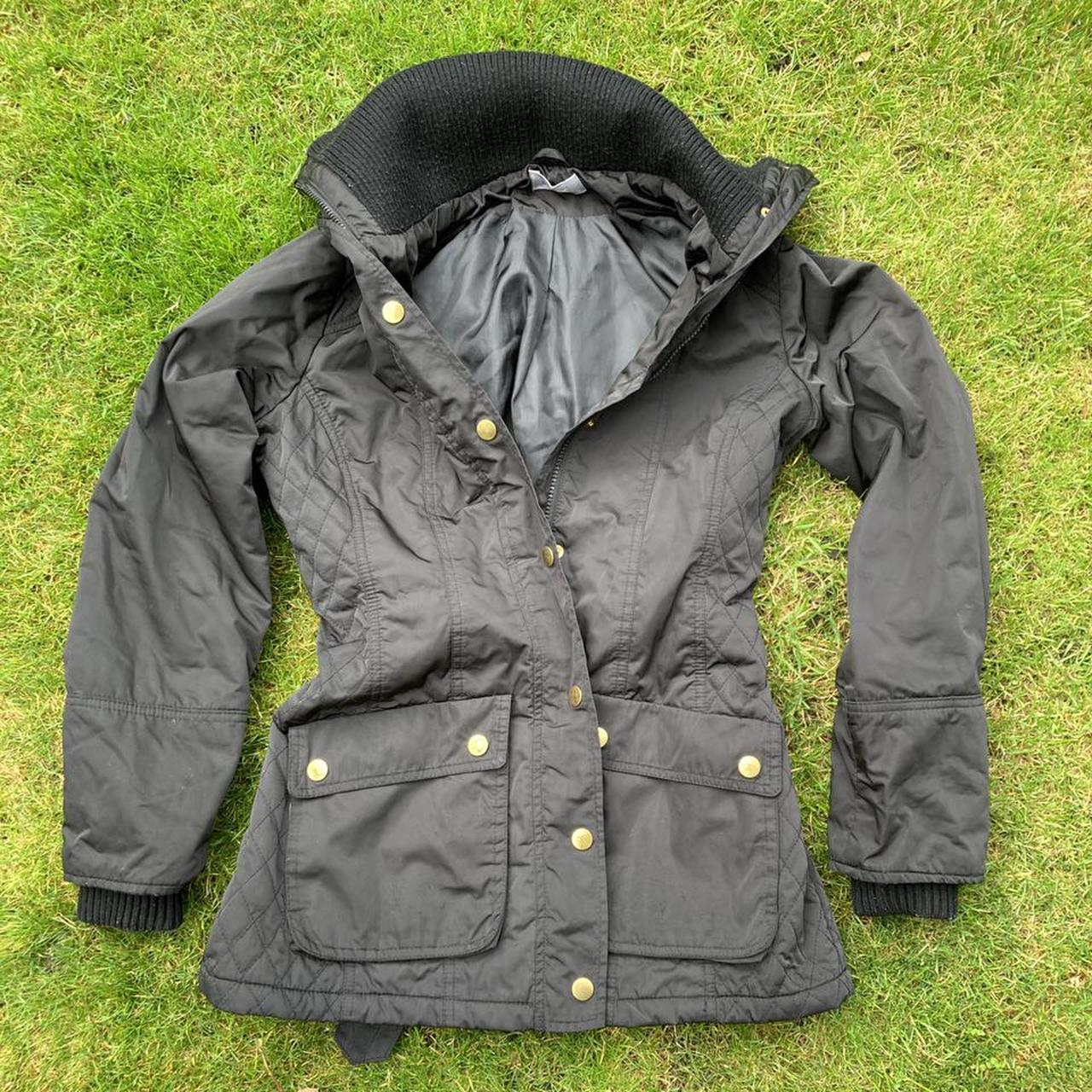 wallis black parka